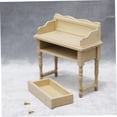thumbnail image 3 of Minkissy Beige Mini Desk Model for Decor Synthetic Material Vivid Durable Adornment Small Size, 3 of 8