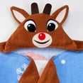 thumbnail image 3 of Rudolph the Red-Nosed Reindeer Kids Hooded Towel, 3 of 6