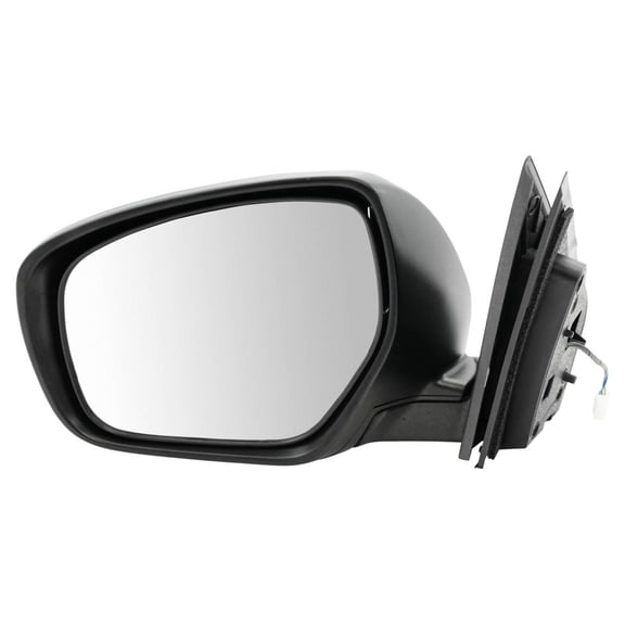 TRQ Driver Side Power Mirror Paint to Match Smooth Black Fits 2010-2015 Mazda CX-9 MA1320168