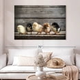 thumbnail image 2 of Elephant Stock Row Of Chicks Wall Art - Horizontal Canvas Wall Art - Living Room Wall Decor - Animal Canvas - Gray And Beige Decor - 51" x 34", 2 of 8