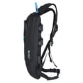 thumbnail image 3 of Sac à Dos de Sport Extérieur Léger en Nylon Ripstop Noir avec Compartiment pour Réservoir d'Eau, Multiples Poches, Sangles Réglables, Maille Respirante, Bandes Réfléchissantes et Cordon de Fixation pour Casque – Idéal pour, 3 of 6