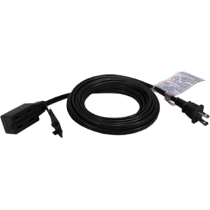 QVS 15' 3-Outlet 2-Prong Power Cord, PC2PX-15