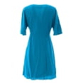 thumbnail image 2 of BODEN Women's Decadent Tunic Dress US Sz 8L Ultramarine Blue, 2 of 2