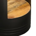 thumbnail image 2 of vidaXL Table Basse en Forme de Bol avec Base en Acier Bois Massif Recyclé, 2 of 5