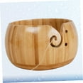 thumbnail image 5 of Knitting Bowl with Lid Crochet Storage Yarn Holder with Lid Bamboo Yarn Bowl Knitting Supplies Yarn Ball Storage with Lid Crochet Browl Bamboo Bowl to Weave Wooden, 5 of 5