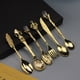 thumbnail image 2 of Juego de 6 cucharas para café, cucharas para helado, cucharas para mermelada, cucharas para postre, de Gift Crafts Retro Palace, material de aleación adecuado para decoración de cocinas de, 2 of 5