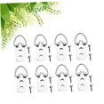 thumbnail image 3 of WRITWAA 50Pcs Frame Hanging Hooks Metal D Rings for Digital Painting 11.8x0.63x0.2in, 3 of 7
