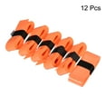 thumbnail image 2 of Unique Bargains 43.3' Absorb Sweat Non-Slip PU Tennis Racket Overgrip Tape Wraps Orange 12 Pack, 2 of 6