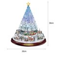 thumbnail image 2 of Pegatina Etiqueta engomada del árbol de cristal de Navidad Pegatinas de Año Nuevo de PVC reutilizables para terraza cercada Sywqhk Libre de BPA, 2 of 5