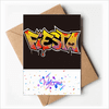 Graffiti Street Fiesta Hand-decorated Welcome Back Greeting Cards Envelopes Blank
