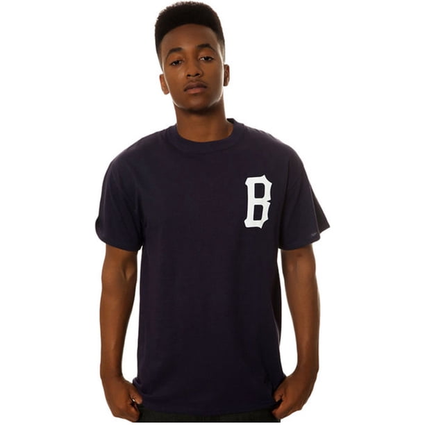 Black Scale The B Logo Camiseta gráfica para hombre, azul, pequeña