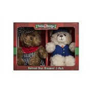 HM Plush Railroad Bear Ornaments