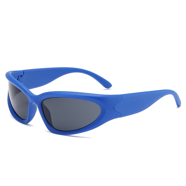 Gafas De Sol Punk Para Mujer Espejo Deportivas Tontadas Coloridas Moda