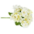 thumbnail image 3 of MesaSe 5-branch Artificial Flower Bouquet Simulation Floral Decor Wedding Party Cloth Fake Flower Home Decor  Light Blue, 3 of 7