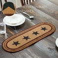 thumbnail image 6 of Table Runner Potomac Jute Country 8X24 Oval Stars Braided Kitchen Vhc Brands, 6 of 6