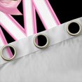 thumbnail image 4 of Erosebridal Bowknot Initial Alphabet M Black Out Curtains,Dreamy Princess Bowtie Kids Curtains Pack of 2 (42x63 Each) For Girls, 4 of 7