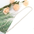 thumbnail image 4 of Unique Bargains 1 Pc Leather and Faux Pearl Handbag Strap for Travelling Light Glod Tone White PU Alloy, 4 of 5
