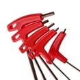 thumbnail image 3 of Extra Long Type Hex Keys Set 3/4/5/6/8mm Allen Keys Hand Tool Hexagon Set T Handle Flat Wrench Repair Tools Keys For Repair Car 6mm Brown, 3 of 6