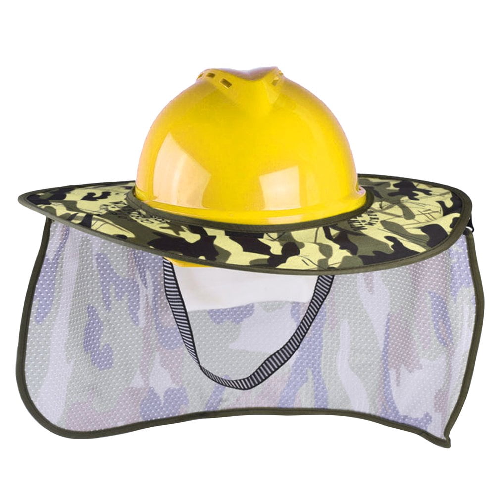 1pc Solar Powered Fan Helmet Outdoor 