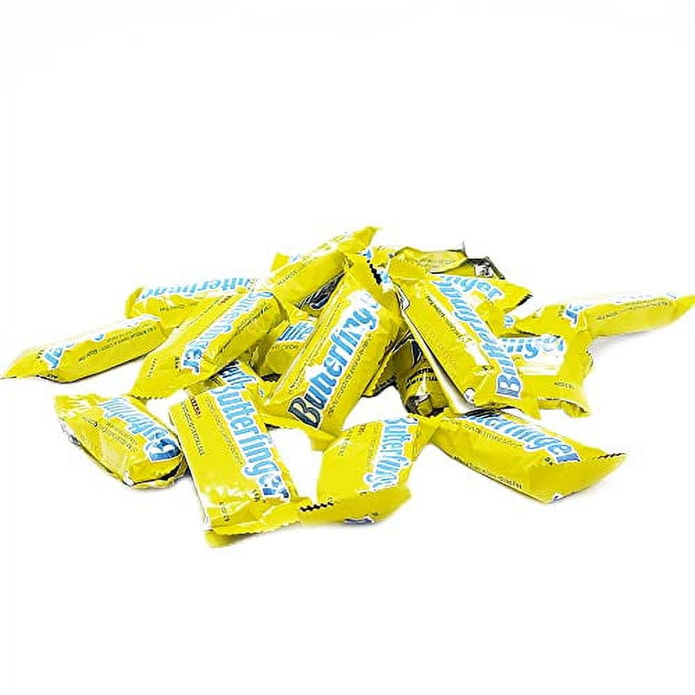 Butterfinger Fun Sized Chocolate Bars | 5 LB Resealable Stand Up Candy Bag | Crunchy Chocolate and Peanut Butter Candy Bars | Bulk Chocolate Candy