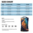 thumbnail image 4 of Kdxio Yellow Fish Seahorse for Men's Muscle T-shirt,Sleeveless for Workout Running Athletic Gym Lounge Casual, 4 of 5