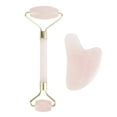 thumbnail image 1 of Jade Roller, Rose Quartz Roller Face Massage Skin Care Tools, For Face Massage, 1 of 8