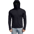 thumbnail image 6 of Long Sleeve Sun Shirt Men UPF 50+ Sun Protection Jacket Zip Up Lightweight Shirts Running Fishing Hiking Outdoor, 6 of 8