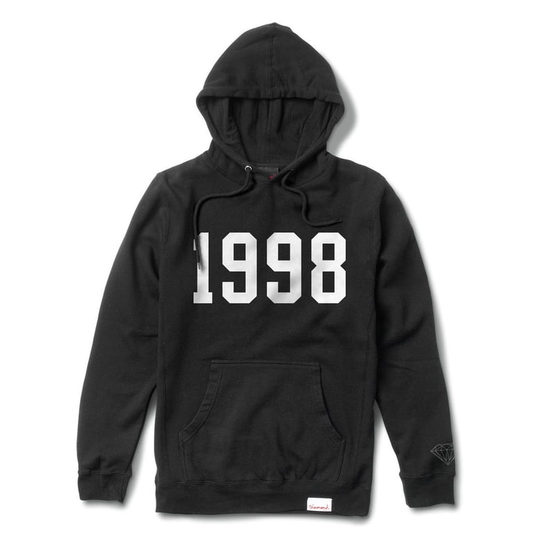 Diamond Supply Co Since 1998 Men's Pullover Hoodie Black/White a16dpf41-blk  - Walmart.com