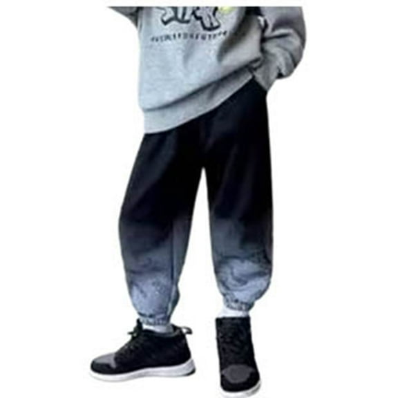 SGMVNU Boys Sweatpants 14-15Years Cargo Pants for Boys 14-16 Boys Pants Drawstring Elastic Sweatpants Active Joggers Warm Sweatpants for Kids