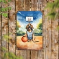 thumbnail image 2 of Happy Father's Day Bloodhound Playing Basketball with Best Dad Jersey Vertical Metal Aluminum Sign Dog Lover Wall Art Home Decor - 13006, 2 of 5