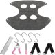 thumbnail image 2 of Hamaca portátil para aseo personal, arnés, bolsa de sujeción, accesorios para arnés, lima de uñas Gris, 2 of 9