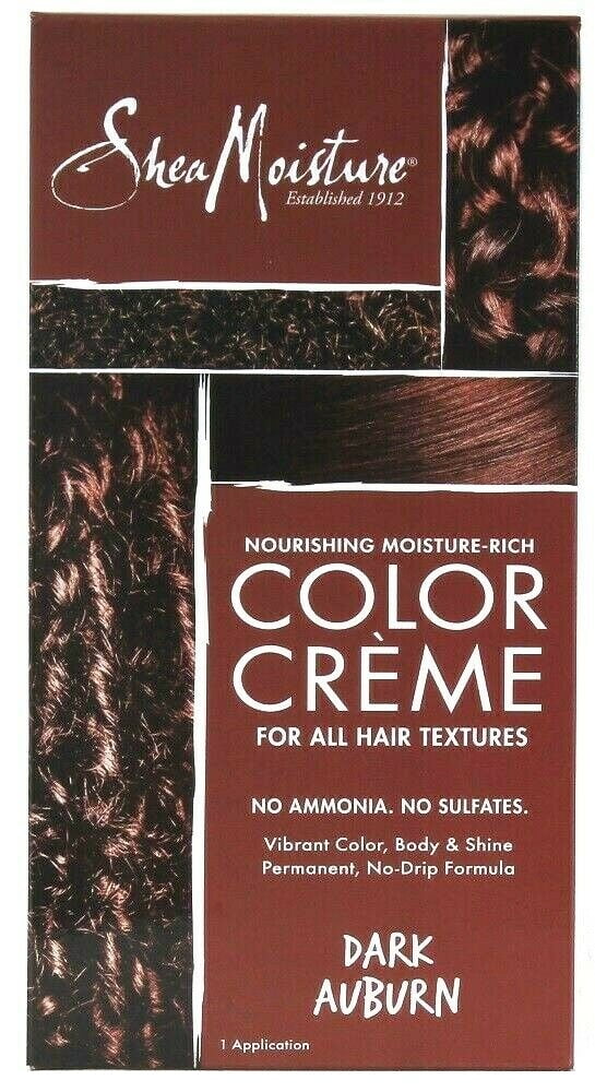 Shea Moisture Nourishing MoistureRich Hair Color Crème Kit, Dark