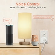 2 Pack Smart Plugs Wi-Fi Outlet Work with Alexa/Google Home/Smart Life Timer ON/Off Plug Schedule Built-in App Mini Wireless Socket No Hub Required