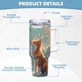 thumbnail image 5 of Uemuo Starry Sky Cloud Fox Print 40oz Ice Bully With Handle And Straw Stainless Steel Vacuum Insulated Cup And 2 In 1 Straw Lid Insulated Travel Tumbler, 5 of 8