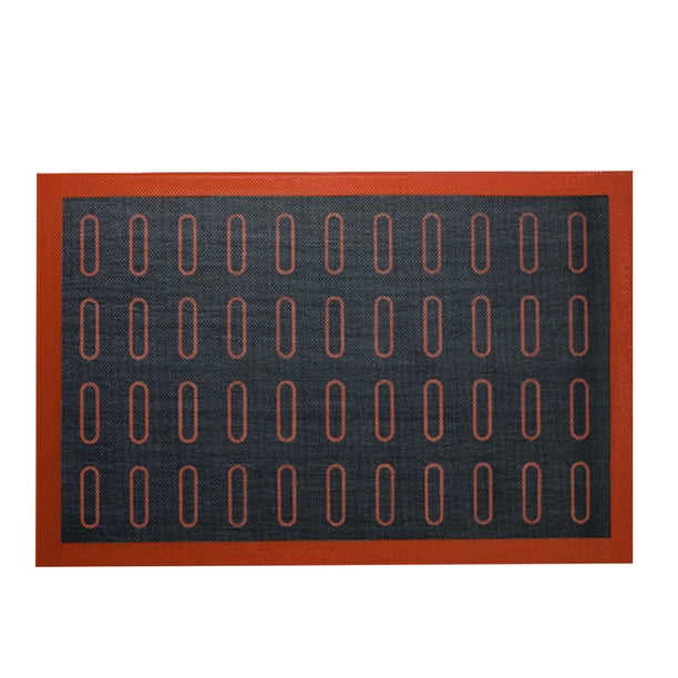 Galletas Aún no palanca Horneado Alta temperatura Resistente a la temperatura Hoja de silicona Hoja Panadería Panadería Hornear Cocina Gadget Suministros para hornear 58x38cm, Tipo 3 Yuarrent HA009631-09