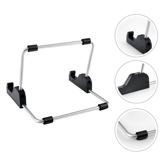 Raindrops 1Pack Adjustable Tablet Holder Silver Rectangular Stand for Desk and Household Use 11.8x5.9in