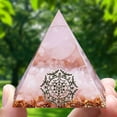 thumbnail image 2 of fankhu Orgonite Pyramid Resin Healing Crystals Decorative Orgonite Energy Stone Multi-purpose Reiki Chakra Meditation Tool for Indoor Yoga Meditation, 2 of 8
