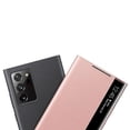 thumbnail image 3 of S'Applique à Samsung Miroir Smart View Couverture de Répondeur Flip-free Compatible Galaxy Note 20 / Note20 Ultra 5g Téléphone Led Couverture S-view Couverture Ef-zn985 Mobile, 3 of 5
