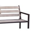 thumbnail image 2 of Numark Powder Coated Steel Montgomery Park Bench for Outdoor Garden Furniture, 2 of 5