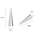 thumbnail image 2 of 5 Pcs Conical Stainless Steel Croissant Mold Baking Tool Home Garden Kitchen Dining Bake Ware Baking Pastry Tools 4.8*1.3*1.3in, 2 of 6