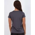 thumbnail image 4 of Real Essentials 5 Pack: Women's Short Sleeve V-Neck Activewear T-Shirt Dry-Fit Wicking Yoga Top (Available in Plus), 4 of 6