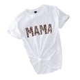 thumbnail image 3 of TAIAOJING Mommy and Me Matching Shirt Mommy T Sleeve Family Summer Short Tee Me For Women MAMA Letter Print Romper Clothes Casual Outfits, 3 of 9