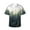 Foggy Forest, variant on Leopard Skin Pattern Men'S 3d Print Casual Button Down Shirts, Novelty Hawaiian Short Sleeves Xl