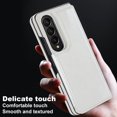 thumbnail image 4 of TECH CIRCLE Phone Case for Samsung Galaxy Z Fold 3 5G 2021, PU Leather Business Elegant Style Case With Magnetic Clasp Rugged Shockproof Protective Wallet Case for Samsung Galaxy Z Fold 3, White, 4 of 8