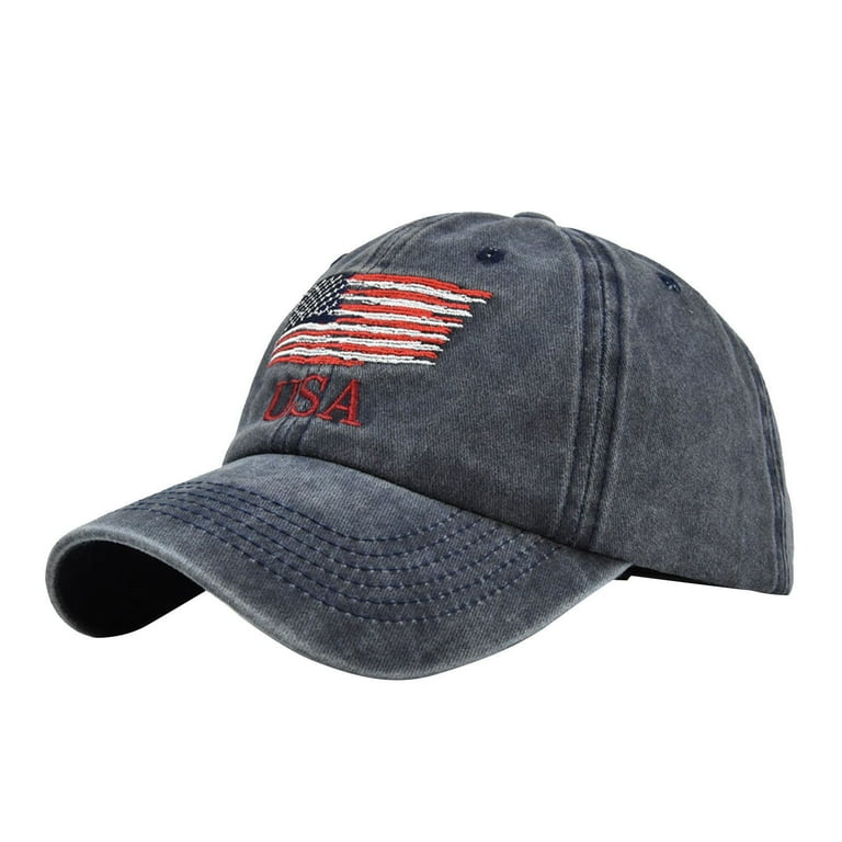 Holzkary American Flag Baseball Cap Usa Ball Caps Patriotic Hats