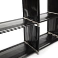 thumbnail image 4 of Bookcases, DFITO Multifunctional Assembled 3 Tiers 6 Compartments Storage Shelf, Black, 4 of 7