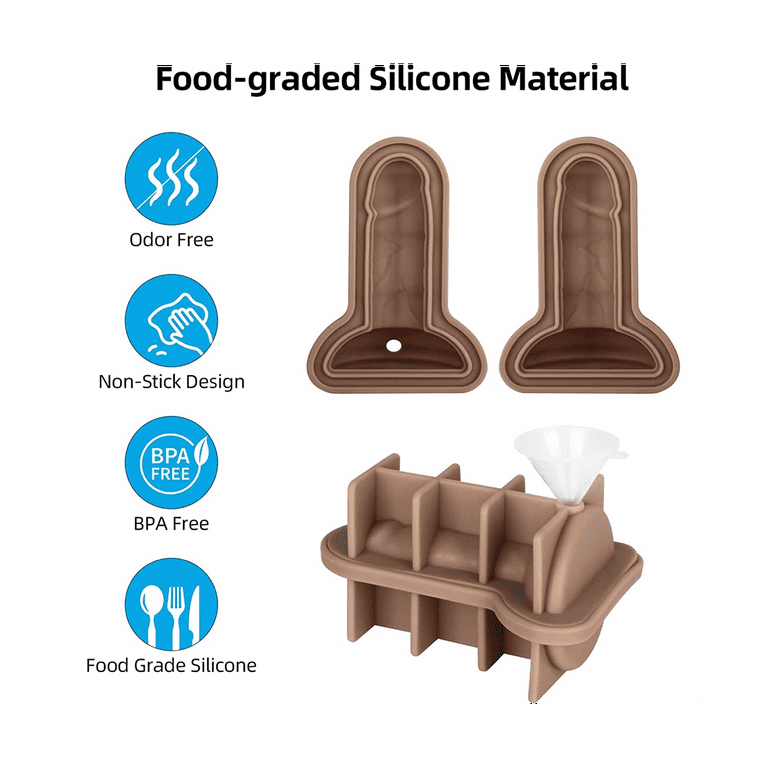 3pcs Silicone Ice Cream Mold