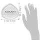 thumbnail image 4 of Esponja para mezclar maquillaje SHANY Stay Jelly Silicone Clear x2, 4 of 5