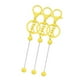 thumbnail image 4 of 3 Barras de llavero CUTICAT con cuentas DIY Amarillo, 4 of 8