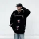 thumbnail image 4 of Ropa de hombre Abrigo Jerseys Suéter de punto para hombre con agujeros Chaqueta azul rasgada Hippie Borla X Pedido Invierno 2024 Estética Meme Divertido, 4 of 5